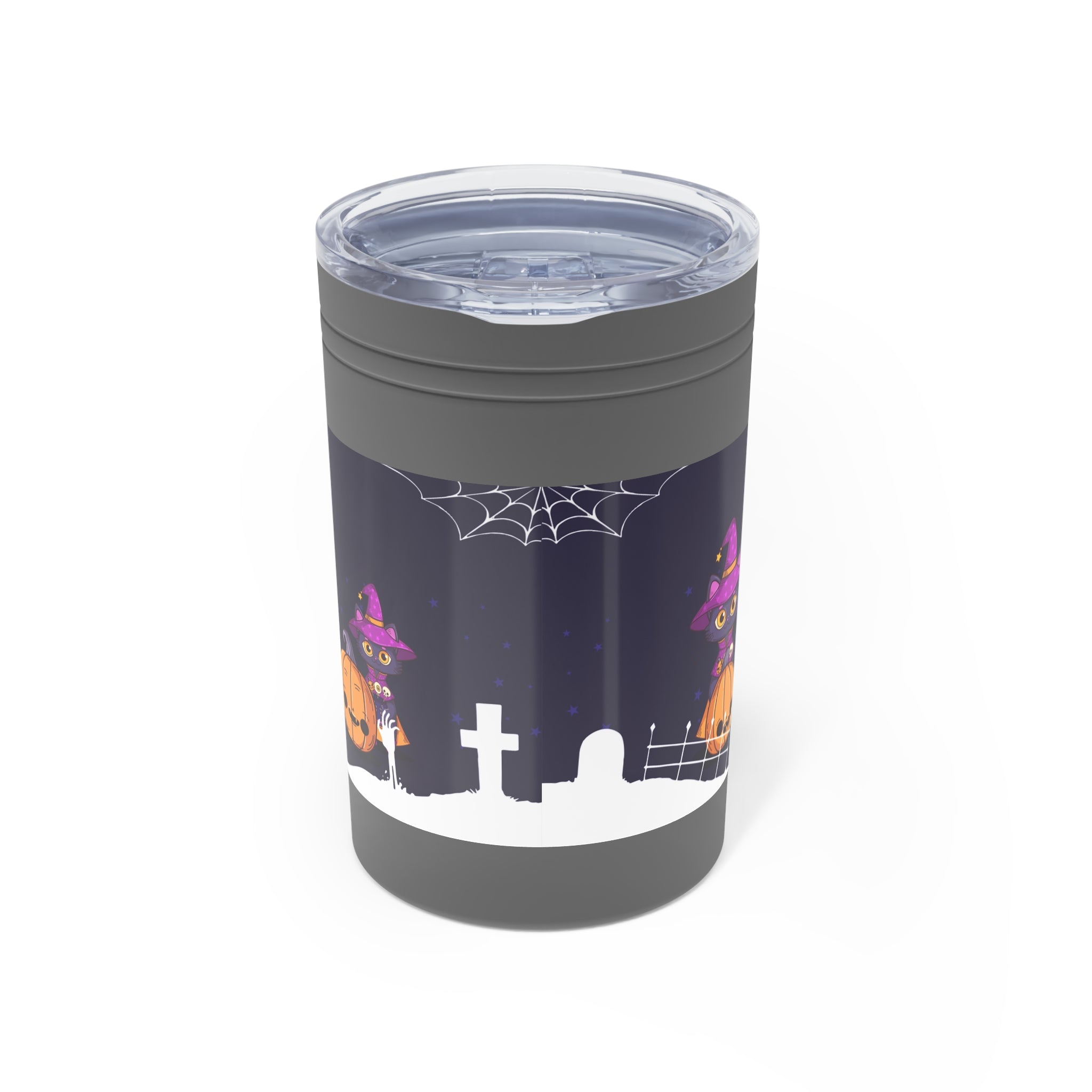 Happy Halloween with Witch's Cats | Vacuum Insulated Tumbler